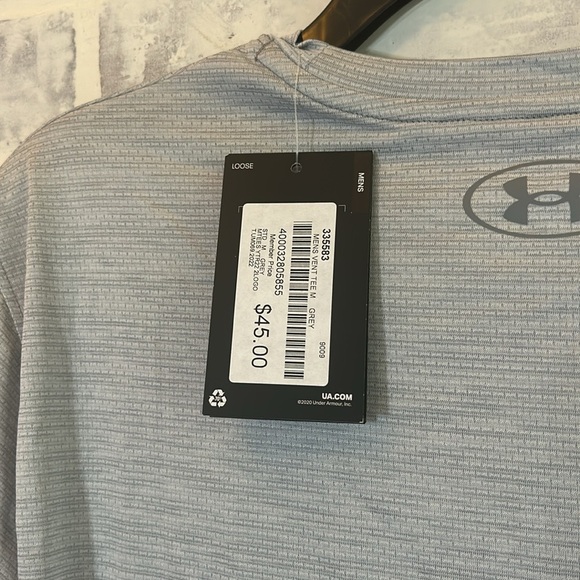 UNDER ARMOUR PGA PRESIDENT'S CUP QUAIL HOLLOW Vent Tee Shirt Men's Gray Medium - Picture 6 of 7
